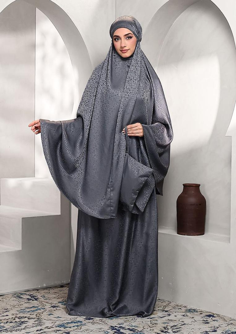 MONOGRAM WOMEN PRAYER SET - PREMIUM SATIN JACQUARD