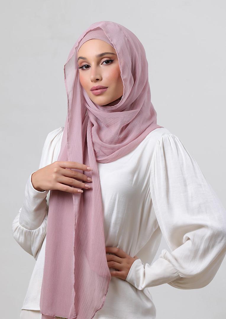 ROSE BLUSH - PLAIN CHIFFON (BLACK LABEL)