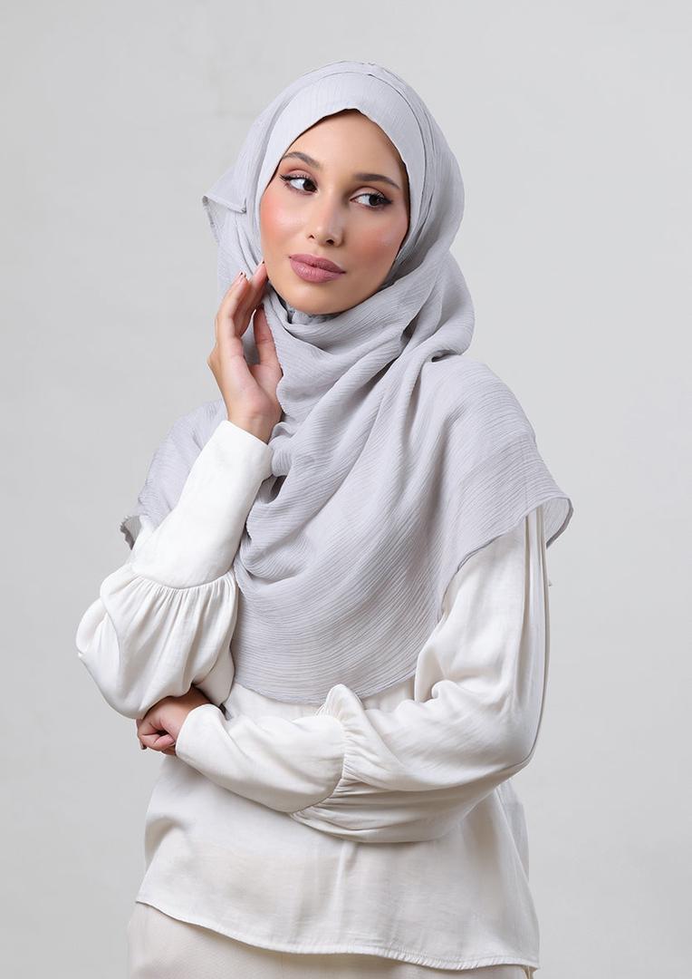 SILVER - PLAIN CHIFFON (BLACK LABEL)