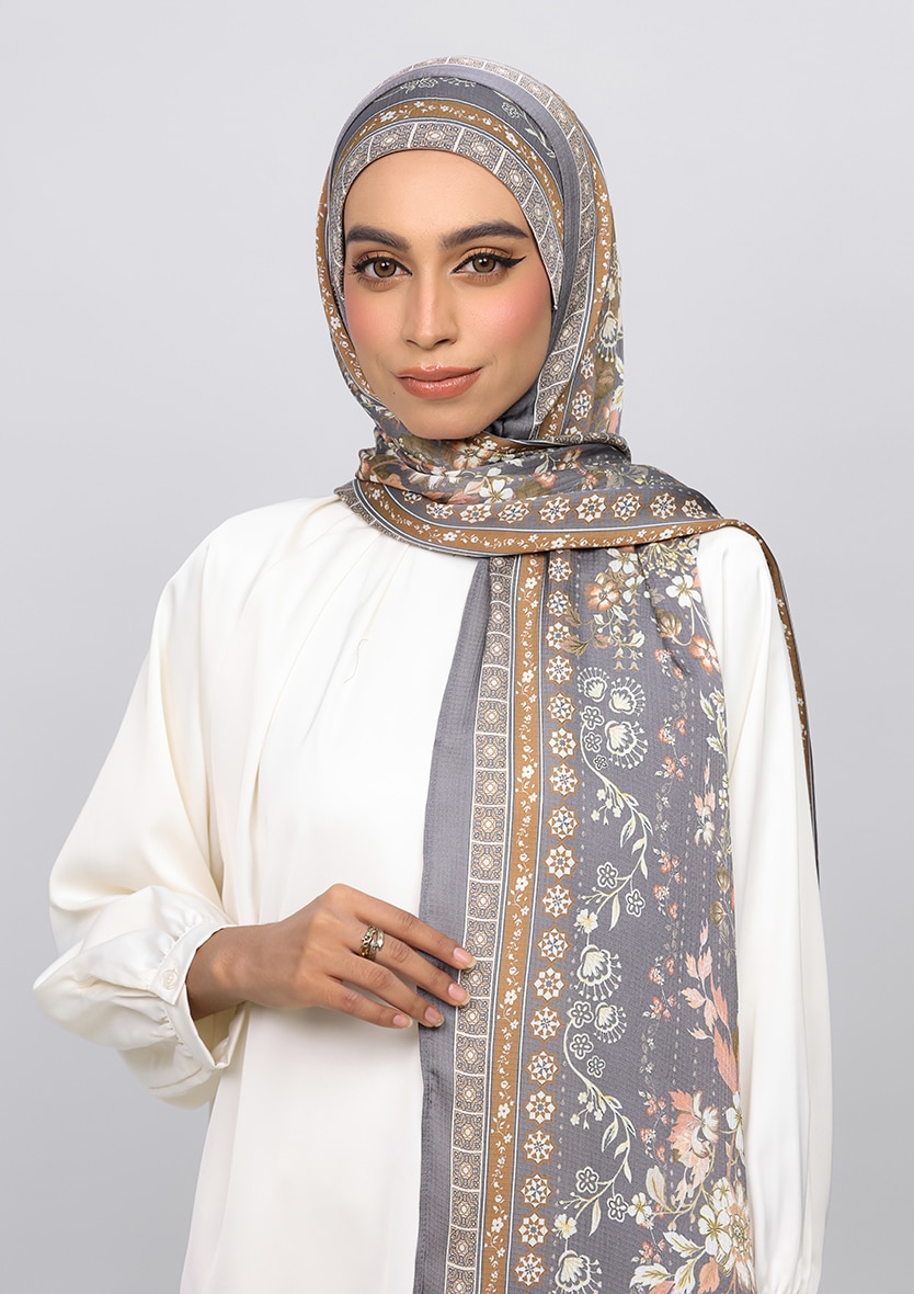 ANDALUS BLOOM - PRINTED MATTE SATIN