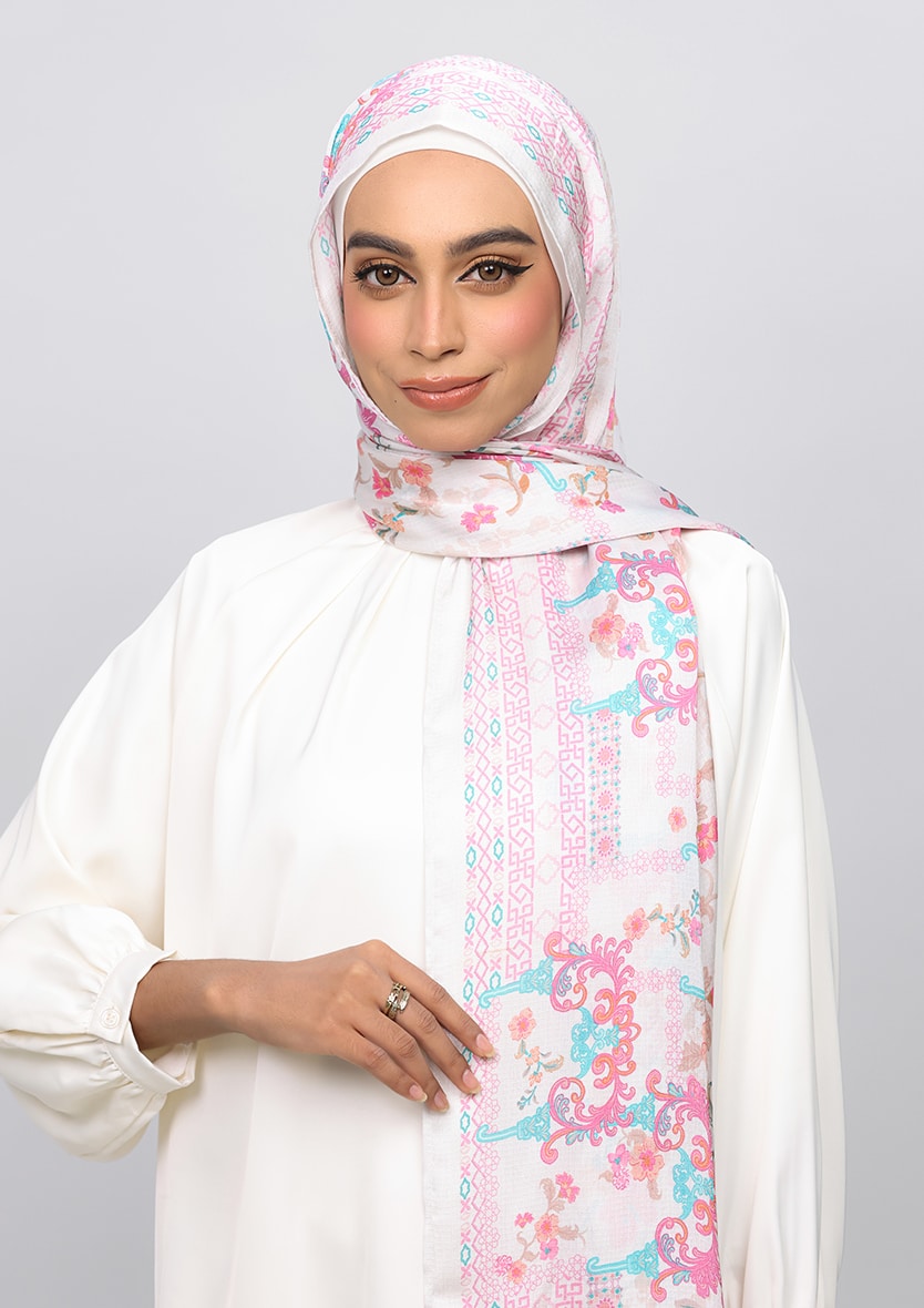 ROSE PALACE - PRINTED MATTE SATIN