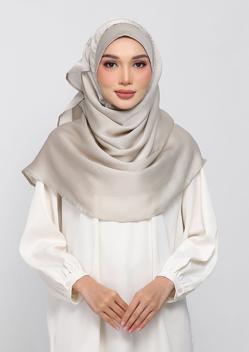 ASH - PLAIN CRINKLED SATIN (R)