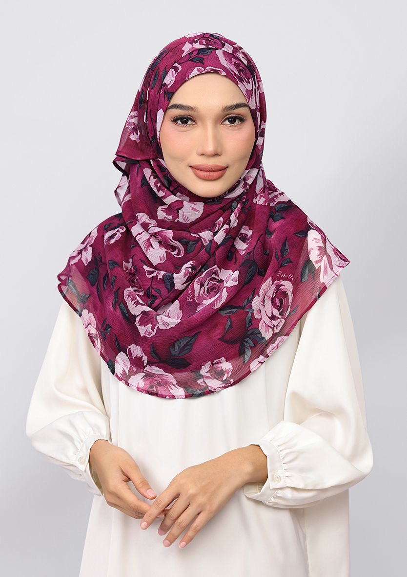 ETERNAL ROSE - PRINTED CHIFFON