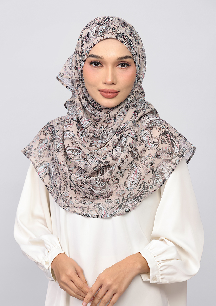 INK PAISLEY - PRINTED CHIFFON