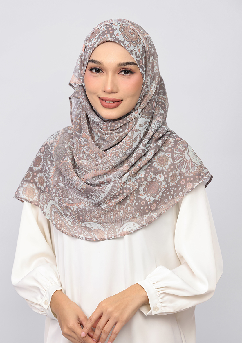 STONE PAISLEY - PRINTED CHIFFON
