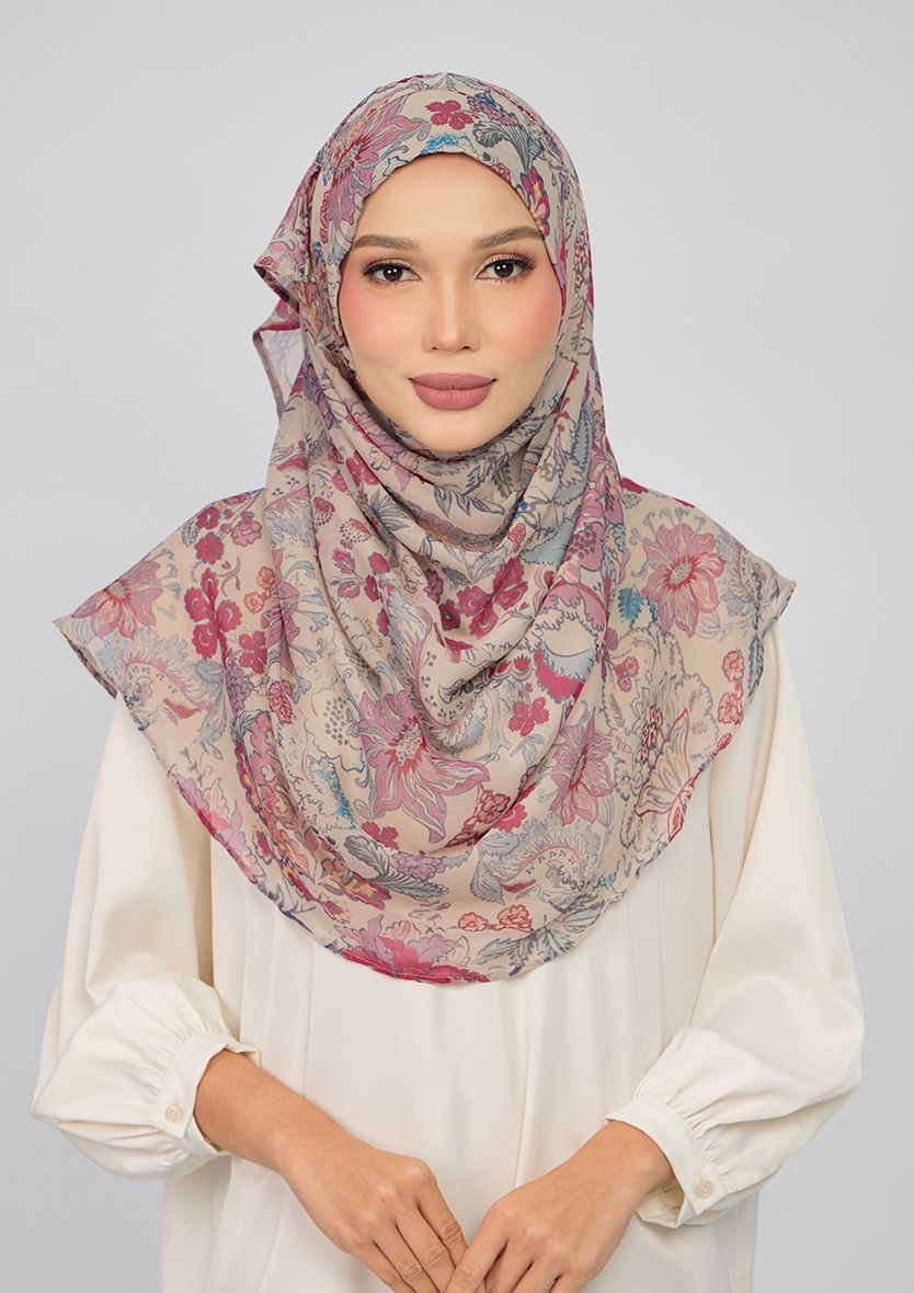 BERRY FAIRY - PRINTED CRINKLED CHIFFON