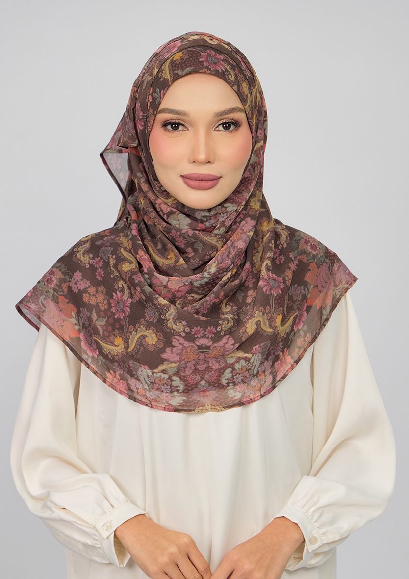 OPHELIA - PRINTED CRINKLED CHIFFON