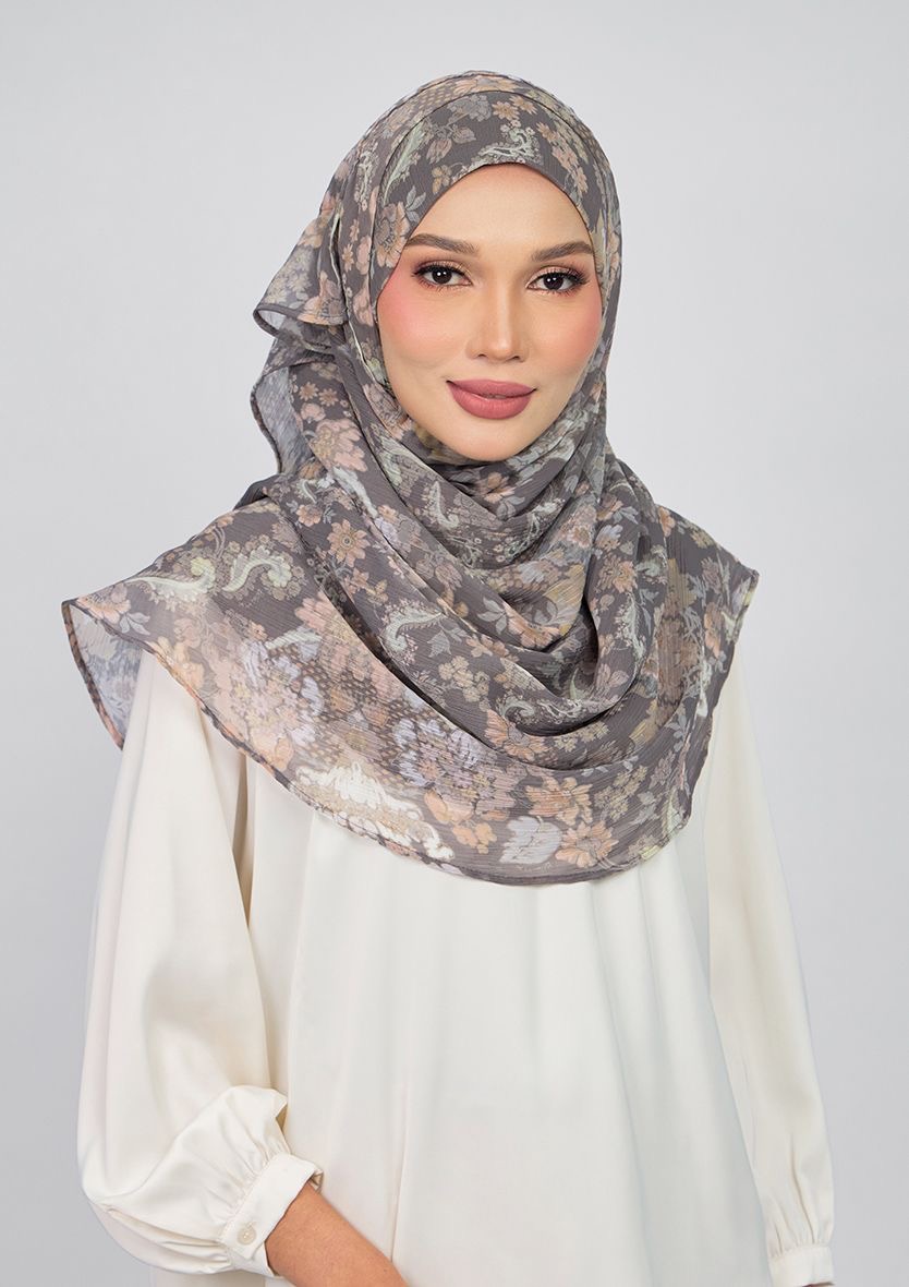 MOONLILY - PRINTED CRINKLED CHIFFON