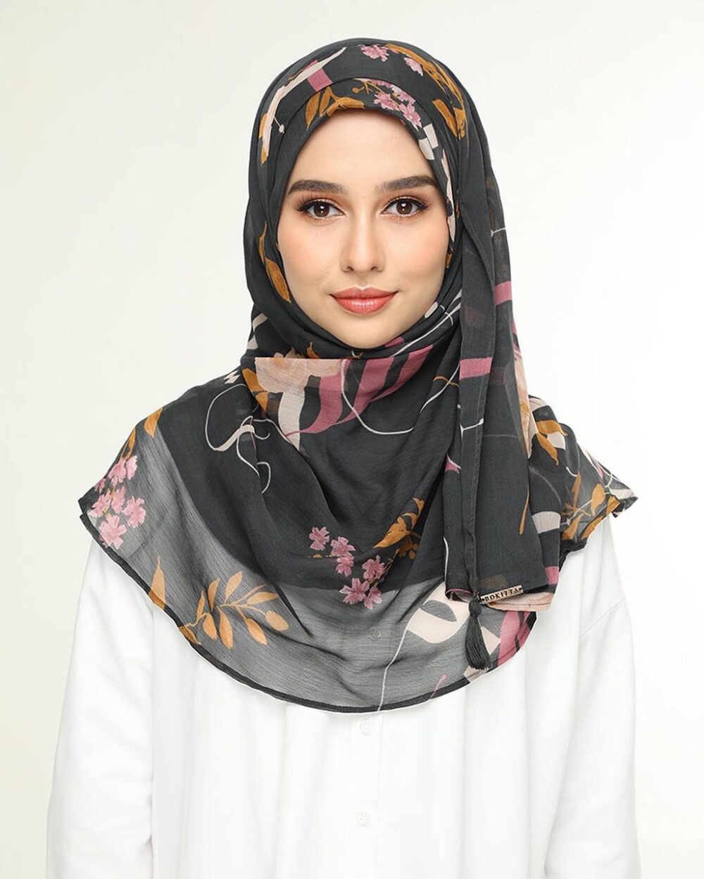 JAMEELA GRAY - PRINTED CRINKLED CHIFFON