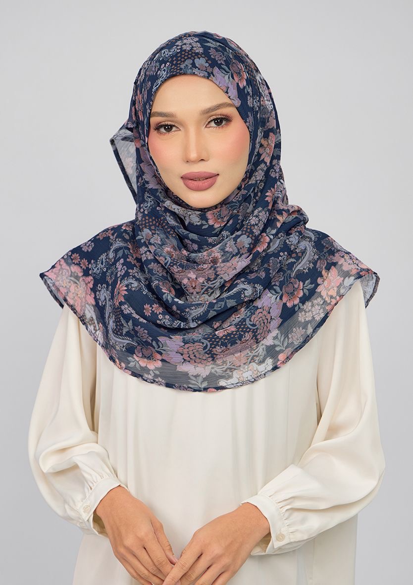 FOREST LULLABY - PRINTED CRINKLED CHIFFON