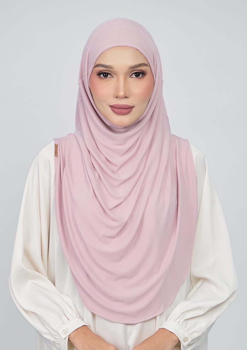 PINK MAUVE - RIBBED LENZING MICROMODAL INSTANT JERSEY-PREORDER