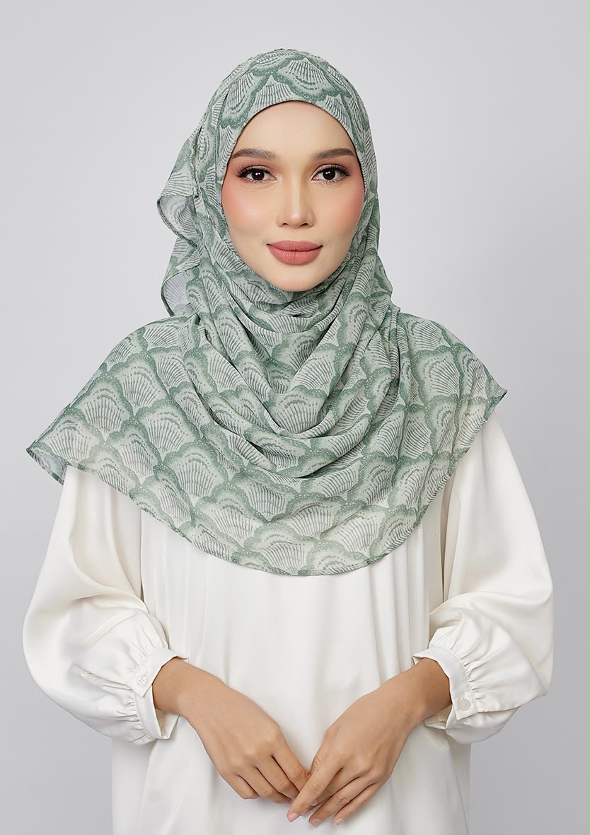 SEA LACE - PRINTED CRINKLED CHIFFON