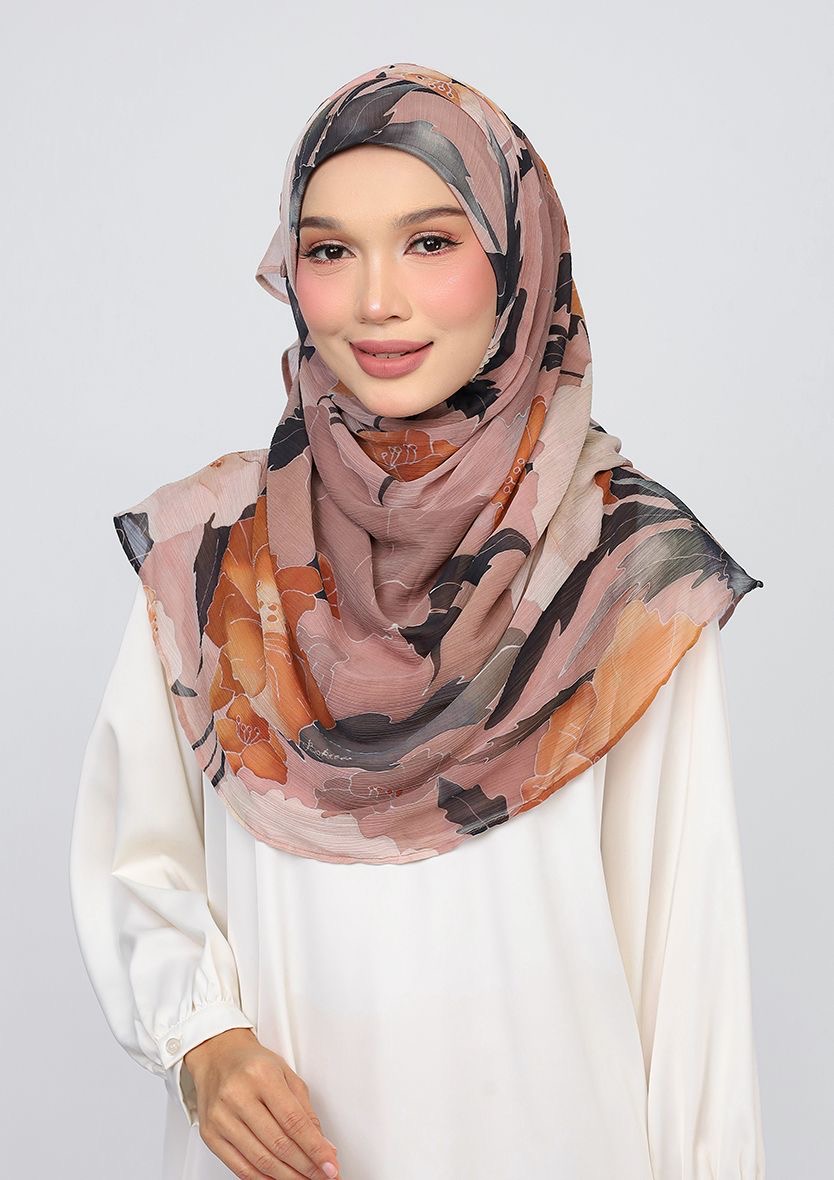 SOLEA - PRINTED CRINKLED CHIFFON