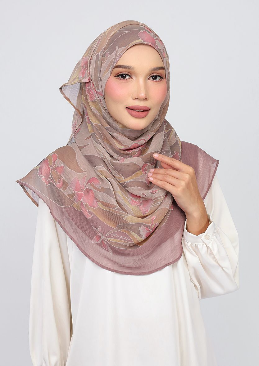 BELLINA - PRINTED CRINKLED CHIFFON
