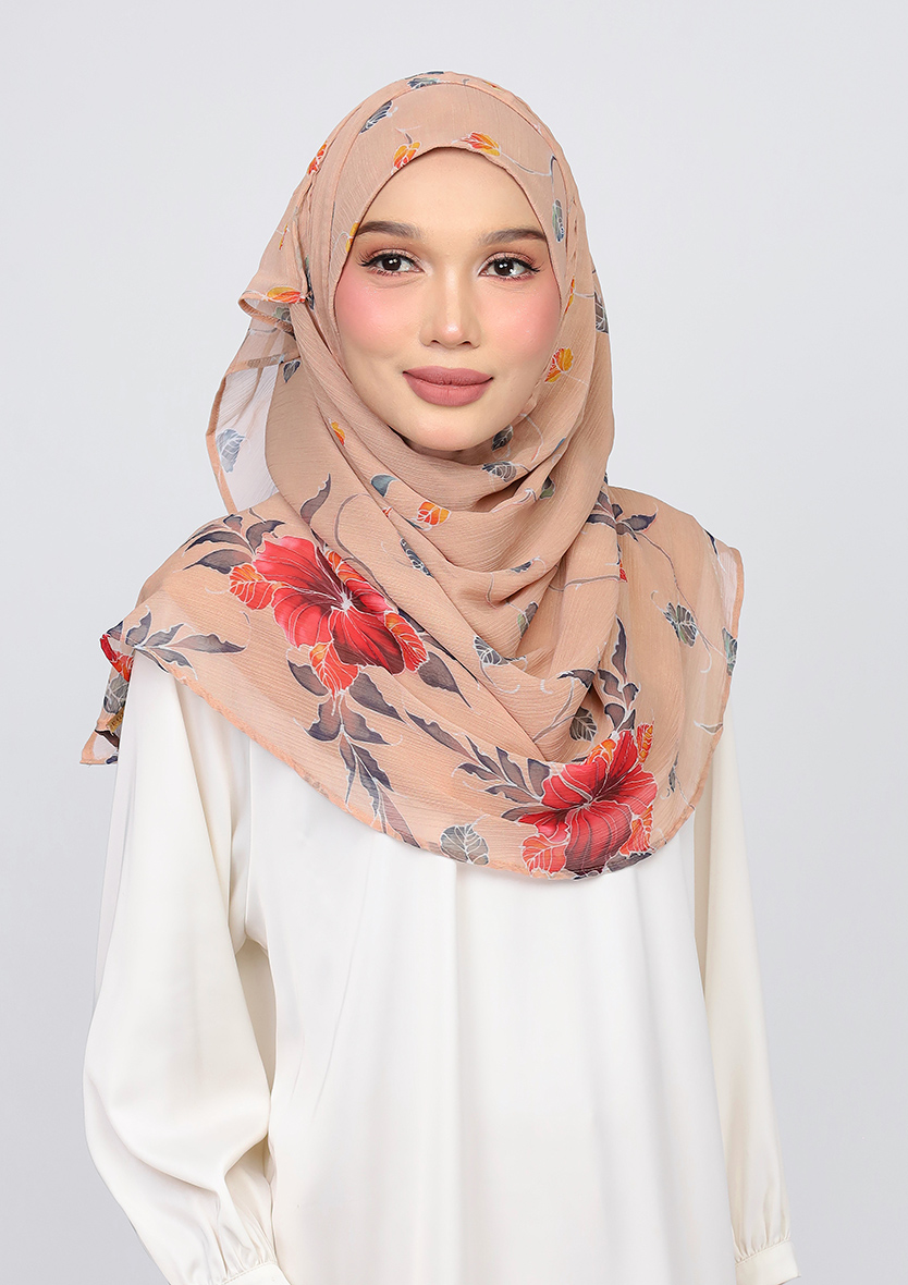 VALENTINA - PRINTED CRINKLED CHIFFON