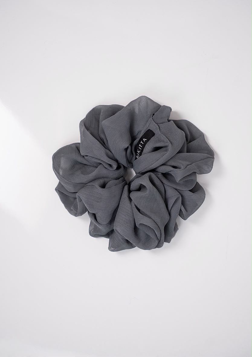 QUIET SHADE  - SCRUNCHIE LITE CHIFFON