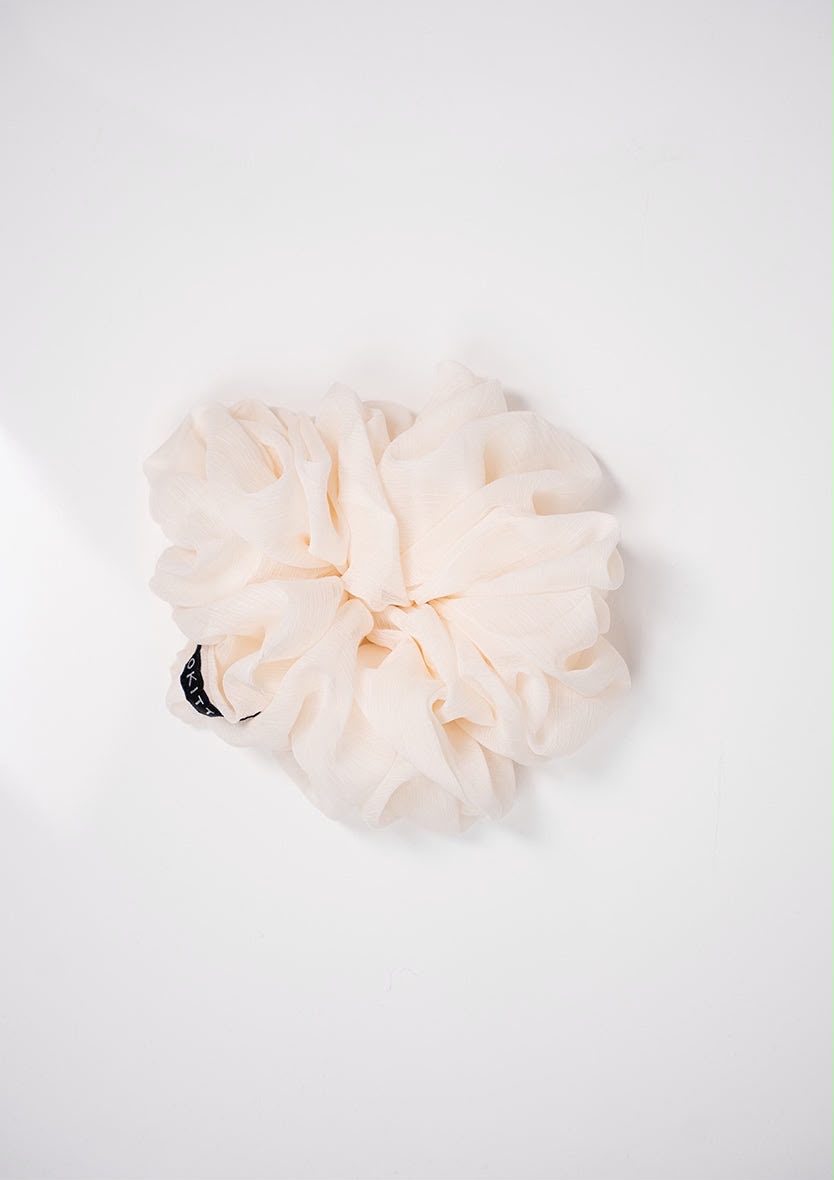 OFFWHITE  - SCRUNCHIE LITE CHIFFON