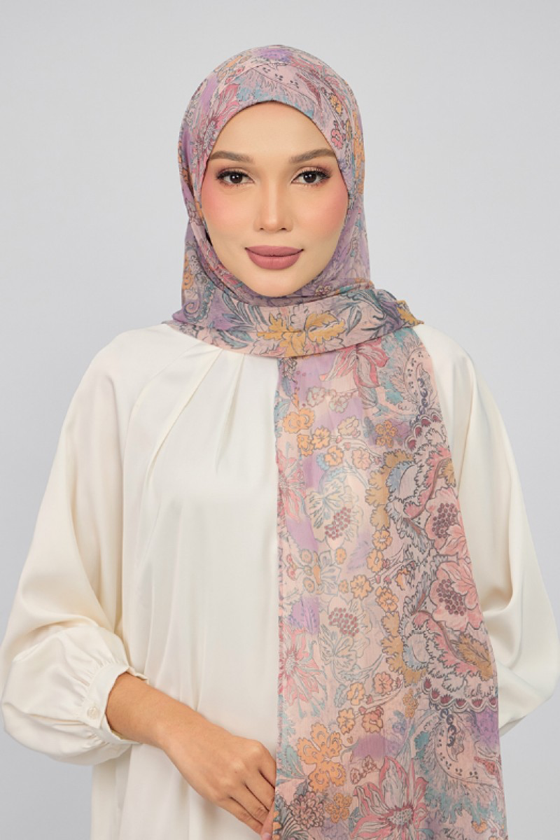 PRIMAVERA - PRINTED CRINKLED CHIFFON