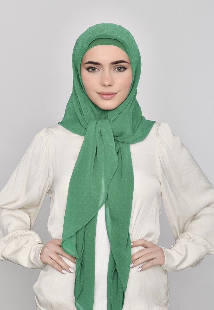 AMAZON- PLAIN BUTTI CHIFFON